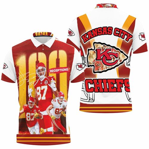 Kansas City Chiefs Super Bowl Afc West Division 100 3D All Over Print Polo Shirt