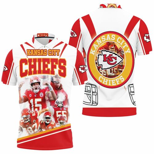 Kansas City Chiefs Super Bowl Afc West Division Champions 3D All Over Print Polo Shirt