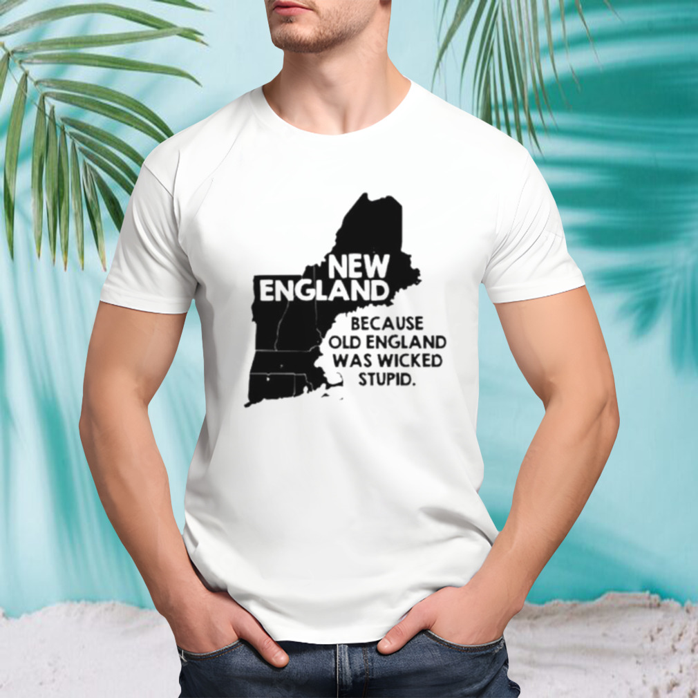 New England because old England was wicked stupid shirt