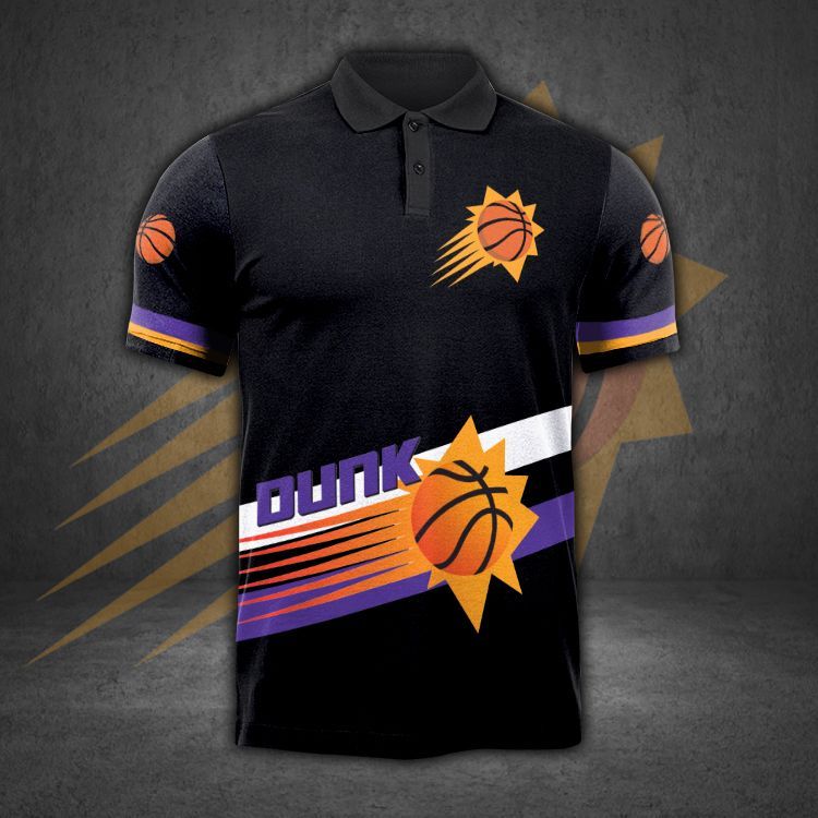 Phoenix Suns 3D All Over Print Polo Shirt