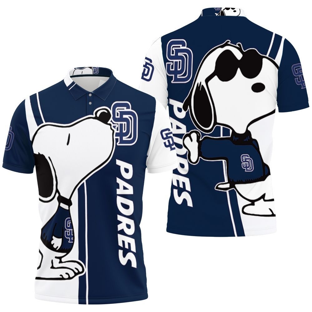 San Diego Padres Snoopy Lover Printed 3D All Over Print Polo Shirt