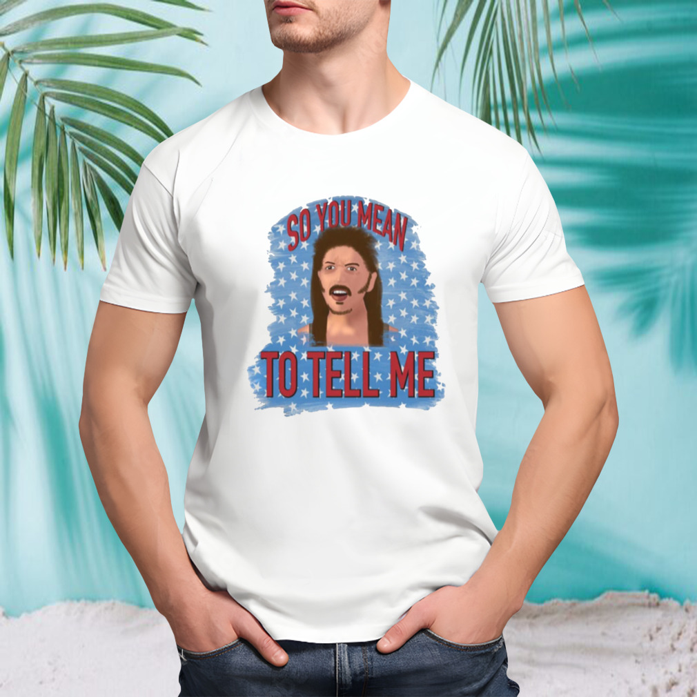 So You Mean To Tell Me Joe Dirt 4th Of July Shirt