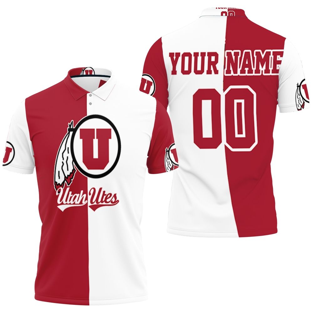 Utah Utes Mascot For Utes Fans Personalized 3D All Over Print Polo Shirt