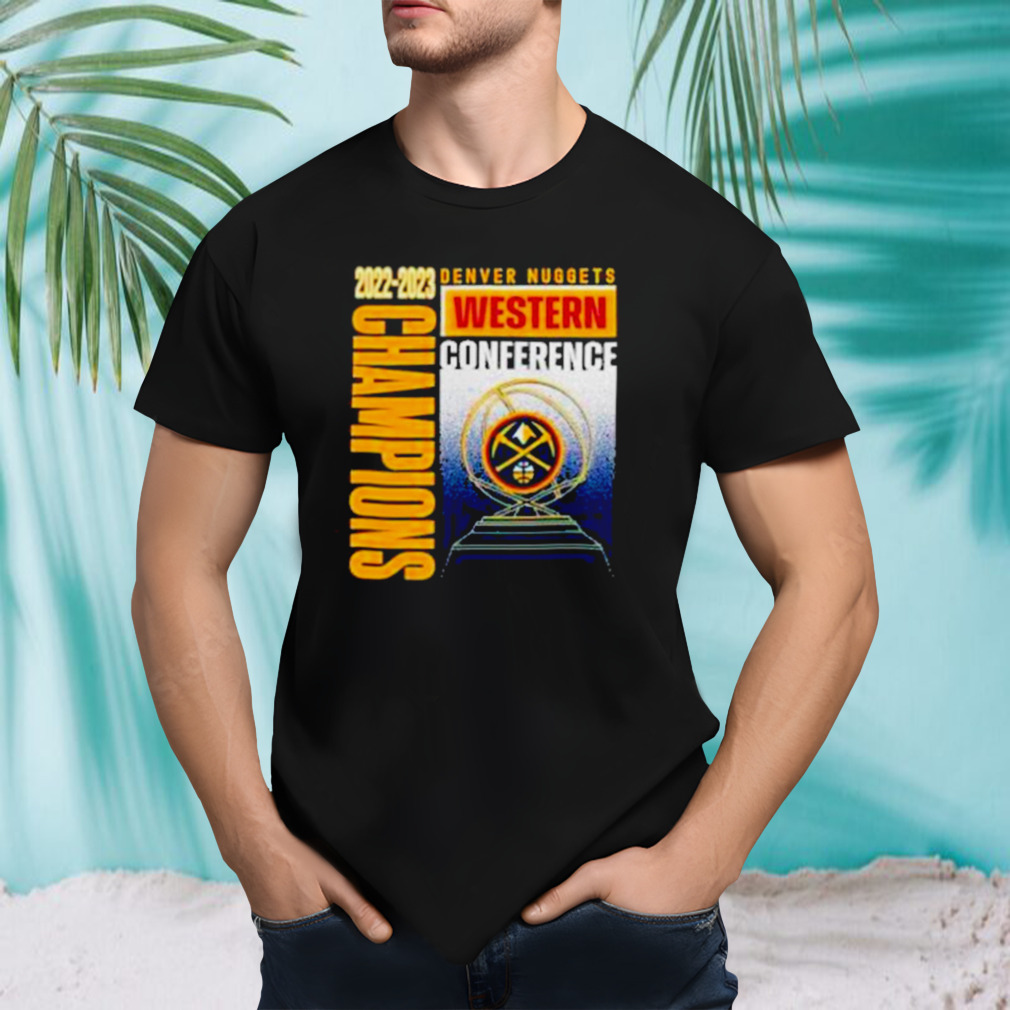 20222023 denver nuggets western conference champions vintage shirt