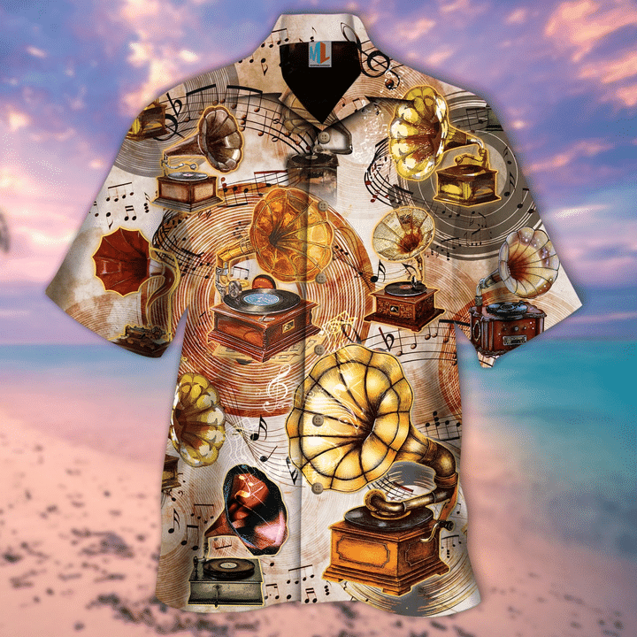 All About Gramophone Vinyl Records Hawaiian Shirt