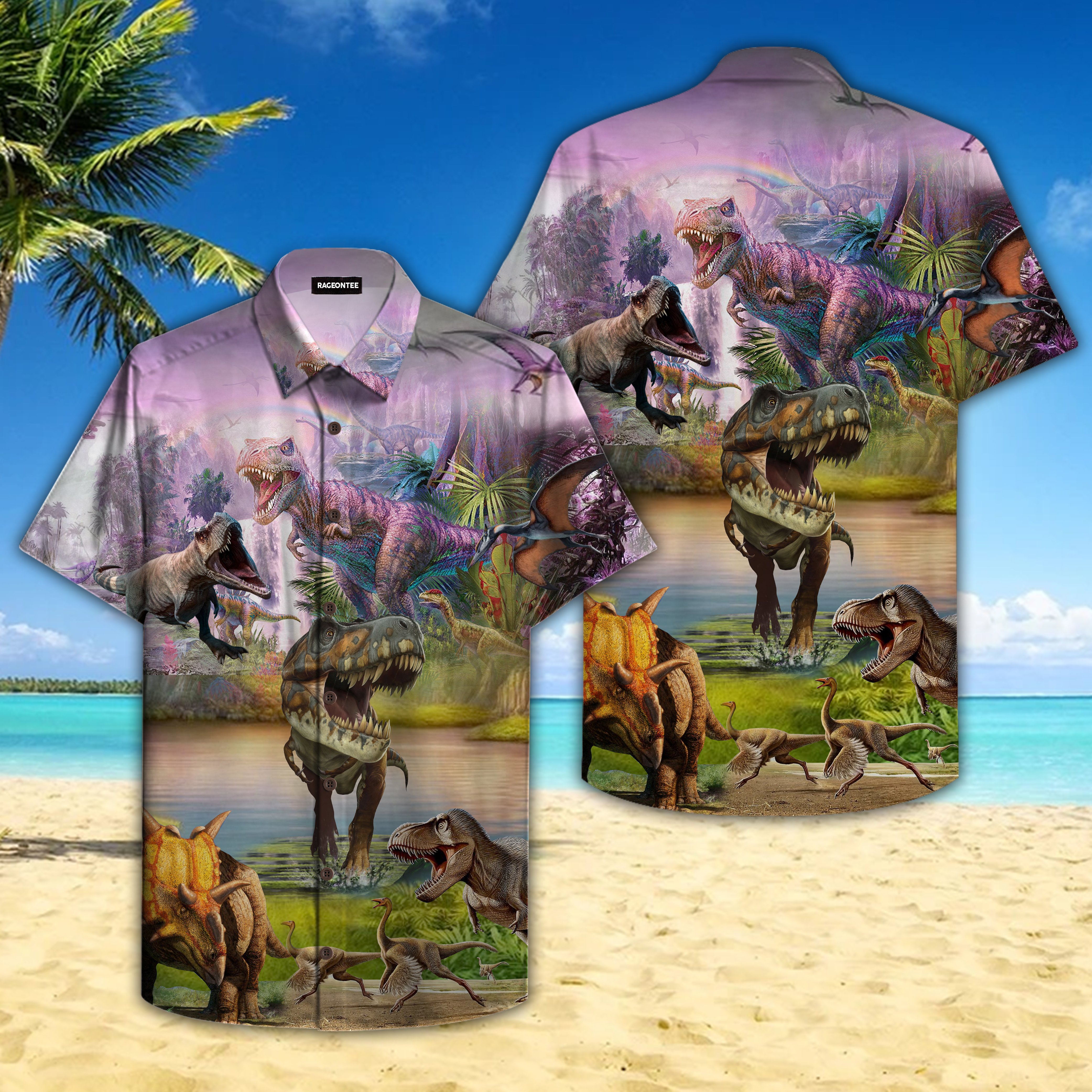 Always Be Dinosaur Hawaiian Shirt