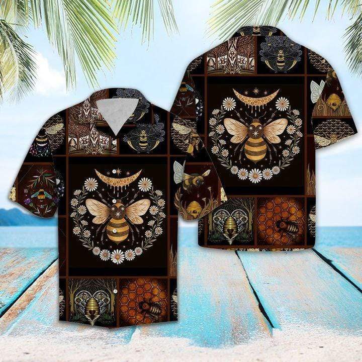 Amazing Bee Hawaiian Shirt