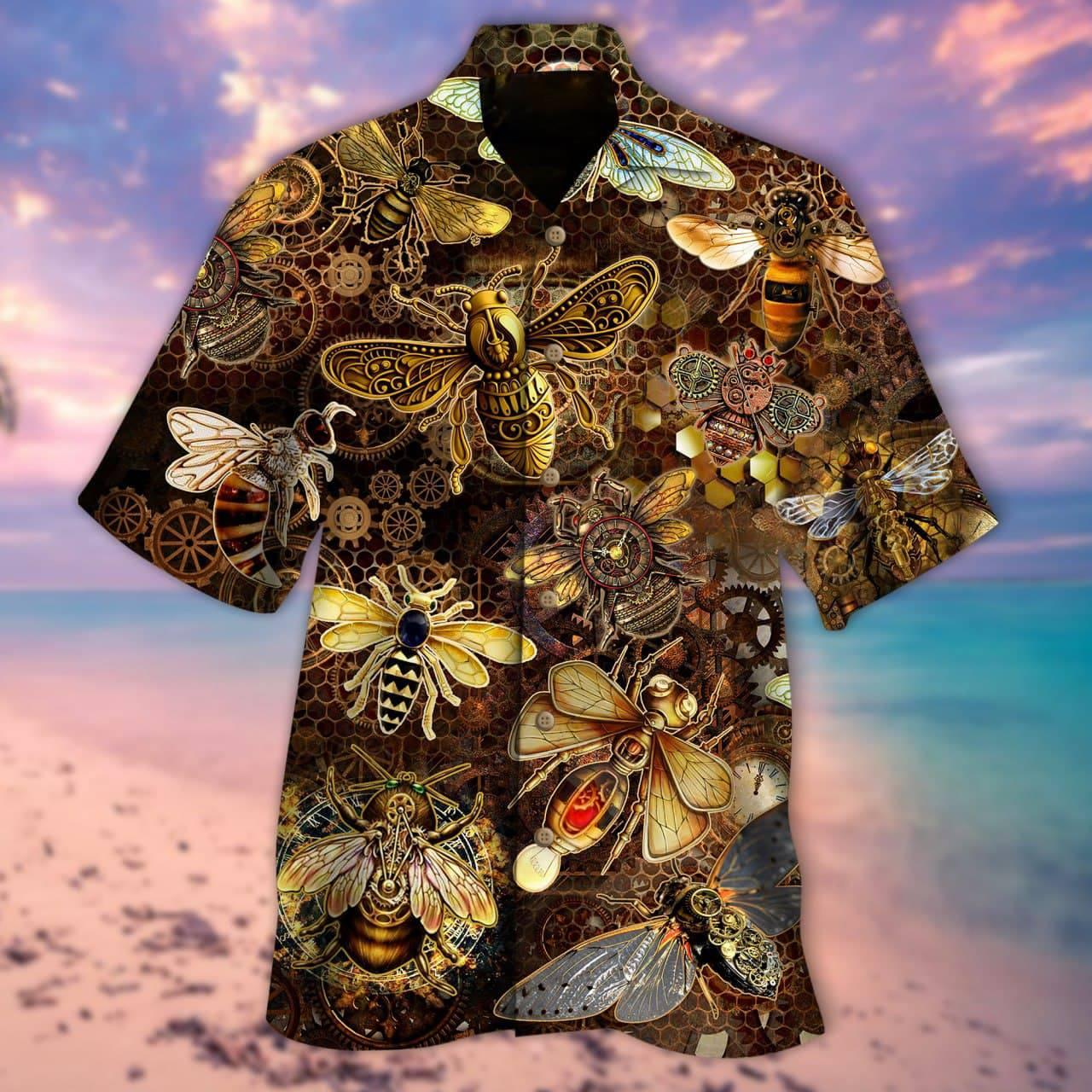 Bee Kind Bee You Hawaiian Shirt