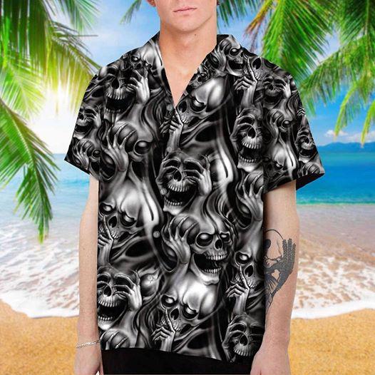 Best Skull Hawaiian Shirts