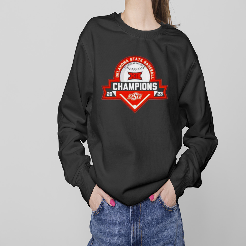 Blue 84 Orange Oklahoma State Cowboys 2023 Big 12 Baseball Regular Season Champions T-Shirt 4 Sweaters