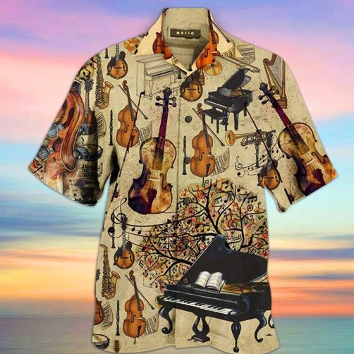 Classical Music Hawaiian Shirt