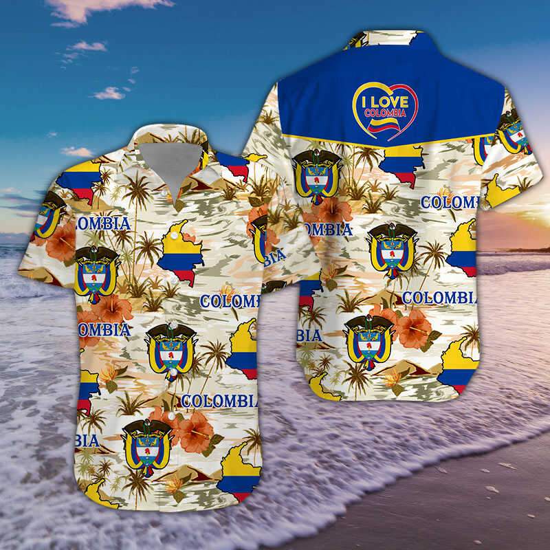 Colombia Hawaiian Shirt