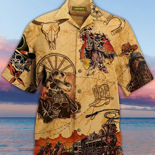 Cowboy Hawaiian Shirt