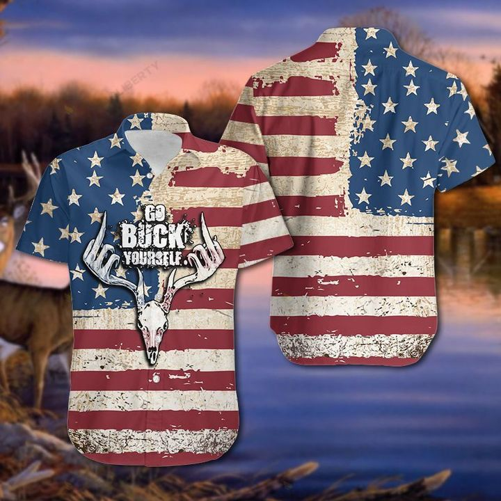Deer Hunting Hawaiian Shirt