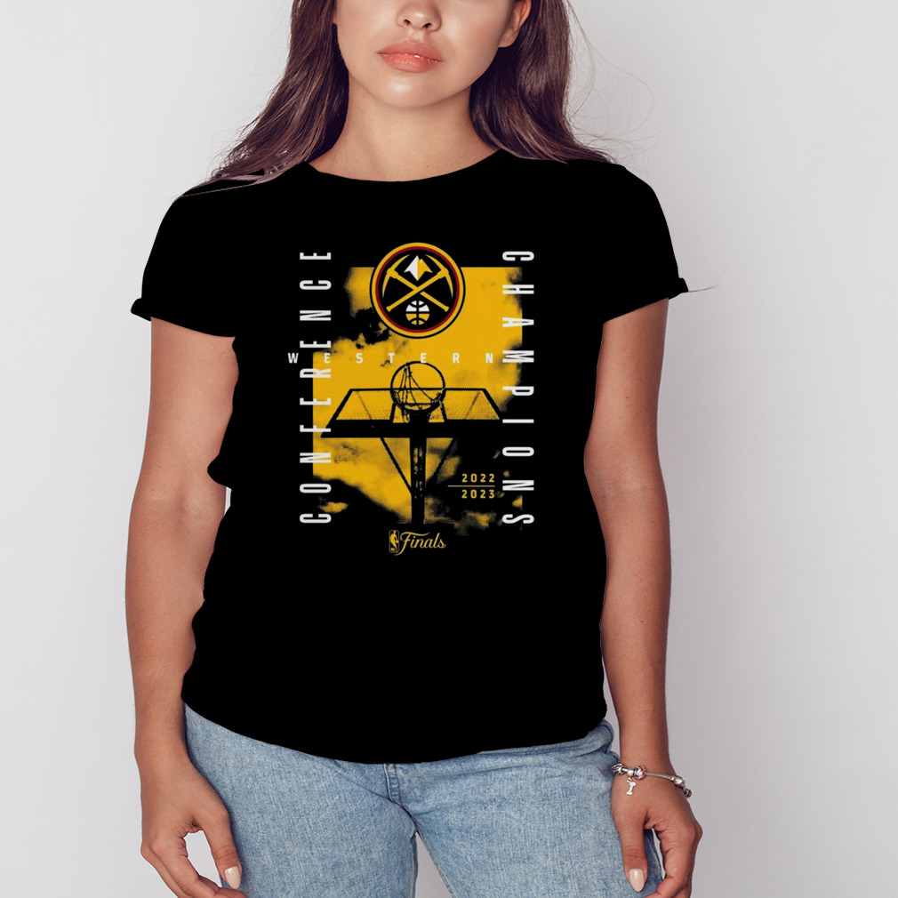 Denver Nuggets 2023 Western Conference Champions Free Throw Courtside Shirt 2 Women's tshirt