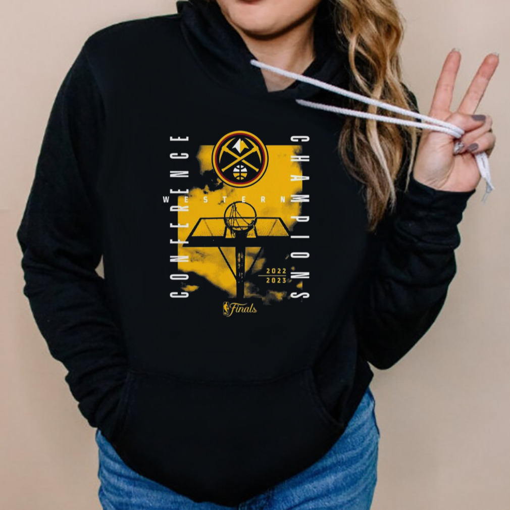 Denver Nuggets 2023 Western Conference Champions Free Throw Courtside Shirt 5 Hoodies