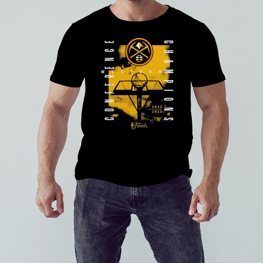 Denver Nuggets 2023 Western Conference Champions Free Throw Courtside Shirt 1 Unisex tshirt