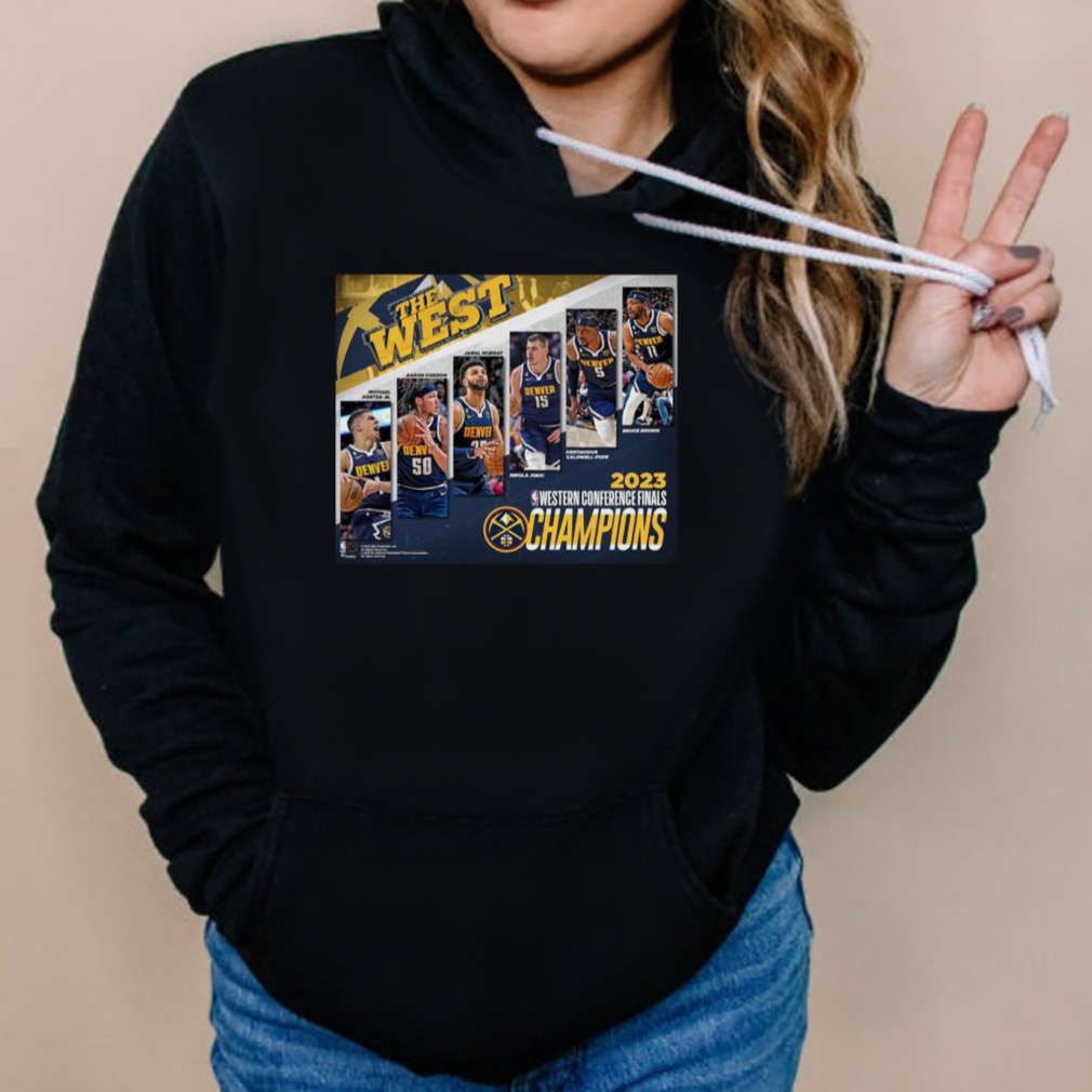 Denver Nuggets Authentic 2023 Western Conference Champions Men’s Shirt 5 Hoodies