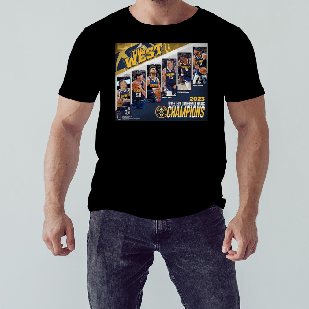 Denver Nuggets Authentic 2023 Western Conference Champions Men’s Shirt 1 Unisex tshirt