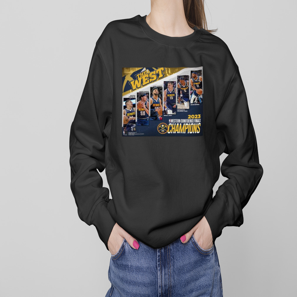 Denver Nuggets Authentic 2023 Western Conference Champions Men’s Shirt 4 Sweaters