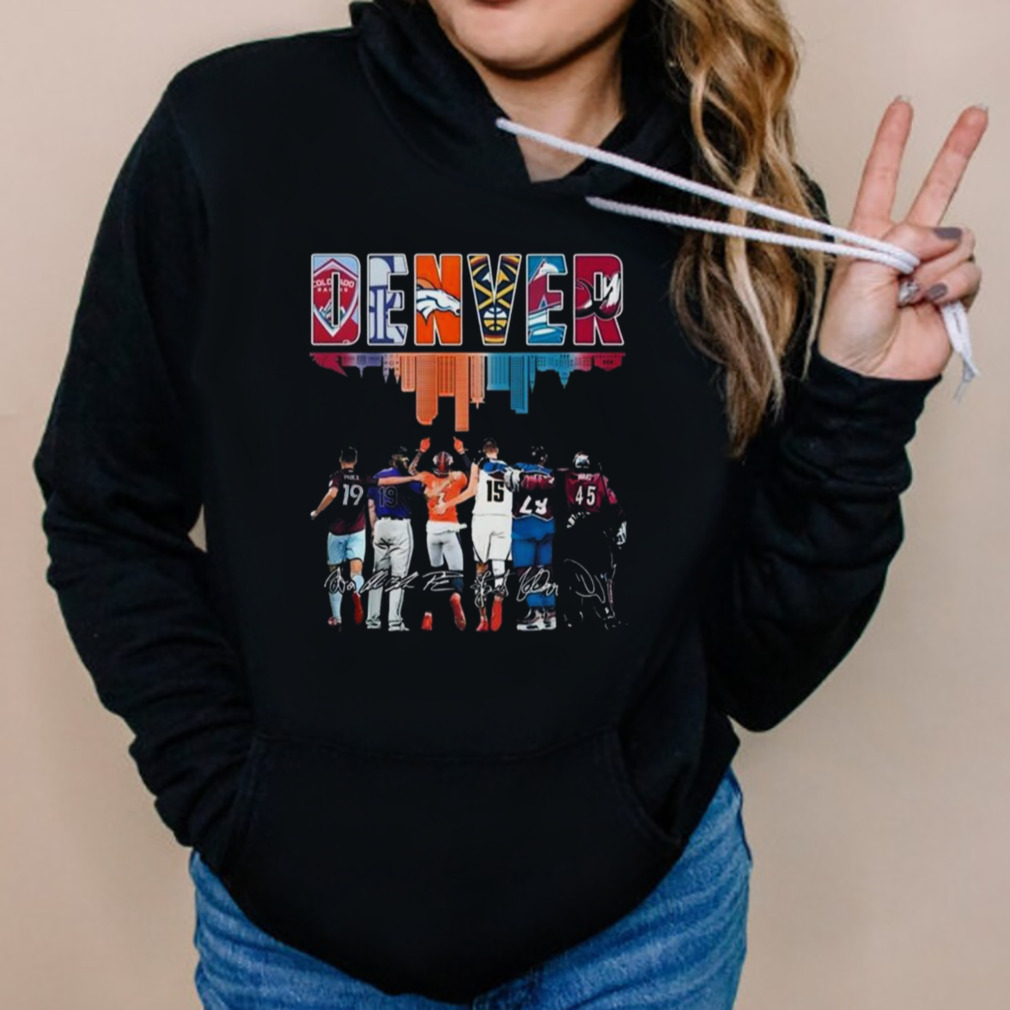 Denver Sport Teams Signatures 2023 Shirt 5 Hoodies