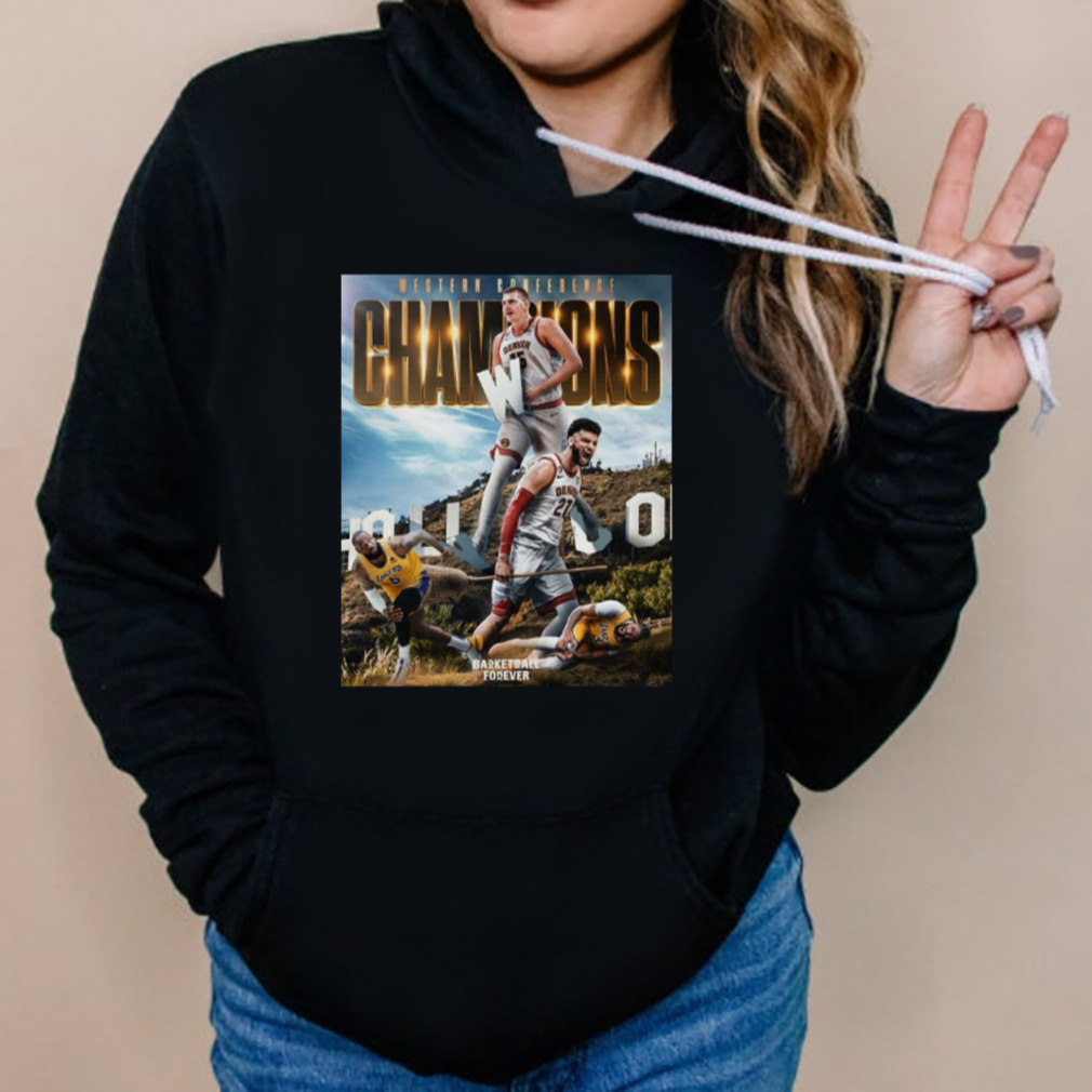 Denver nuggets sweep los angeles Lakers 2023 to advance NBA finals shirt 5 Hoodies