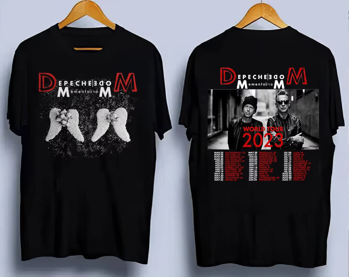 Depeche Mode Memento Mori Music Lover 2023 Tour Shirt