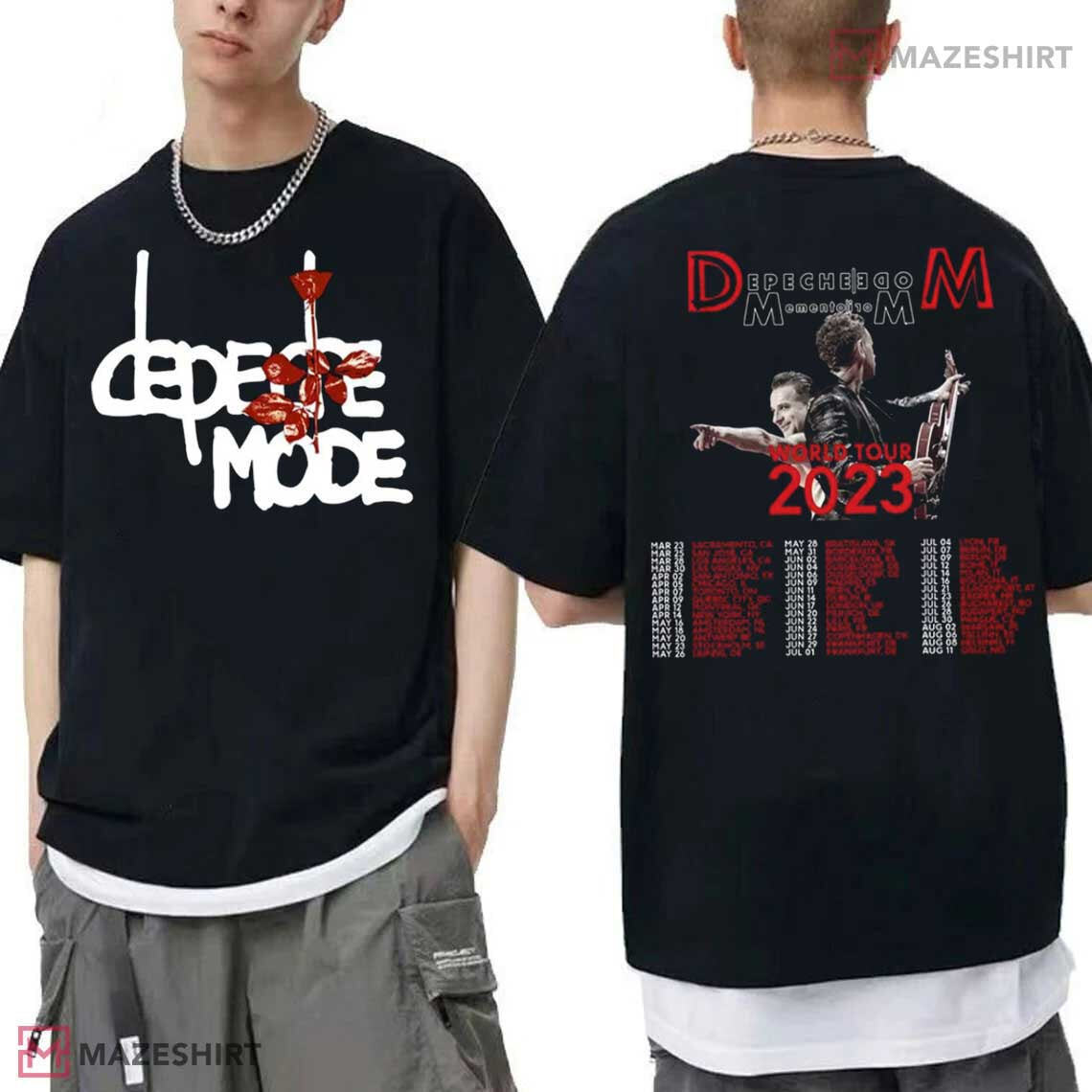 Depeche Mode Tour 2023 Gift For Fan Graphic Shirt