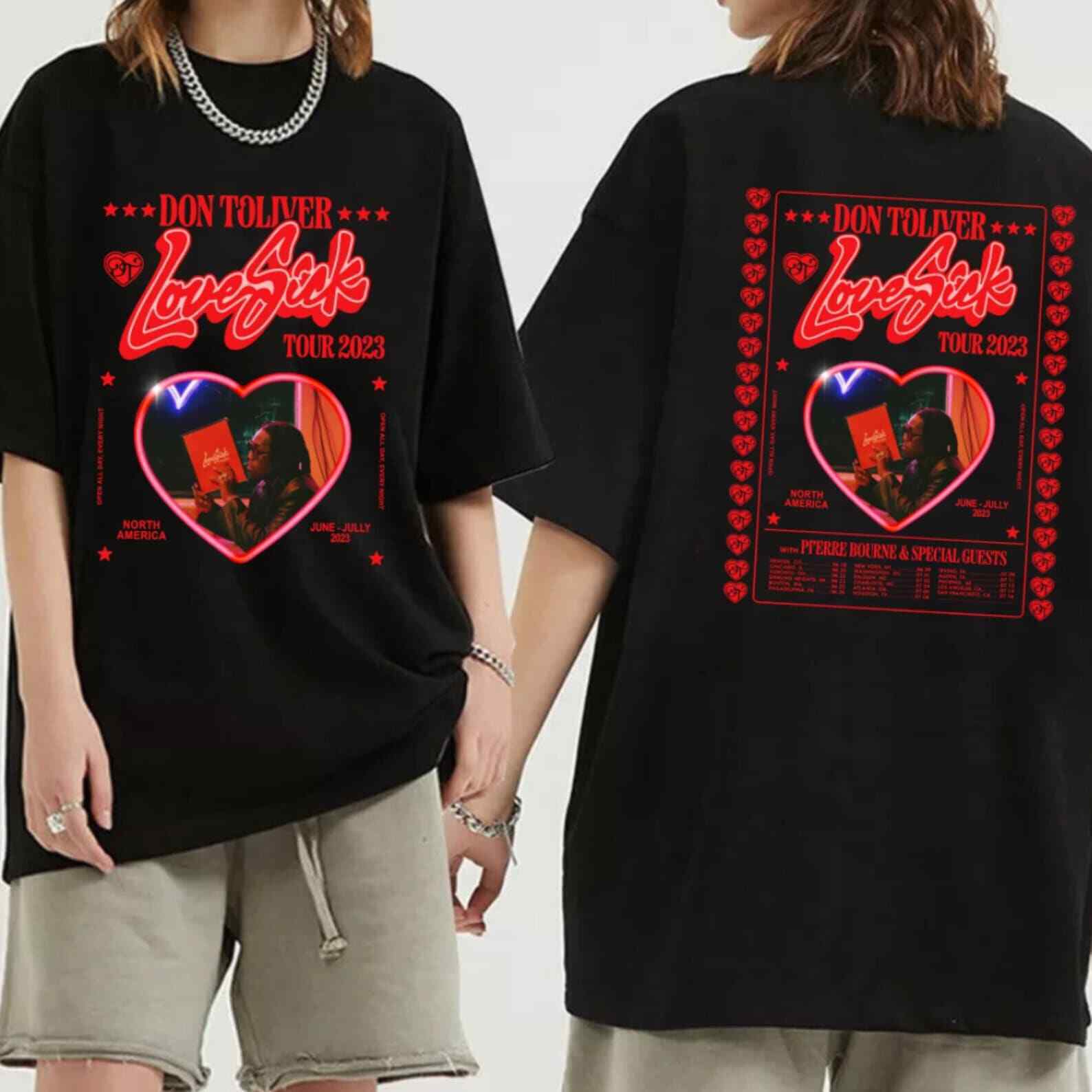 Don Toliver Love Sick Tour 2023 Shirt