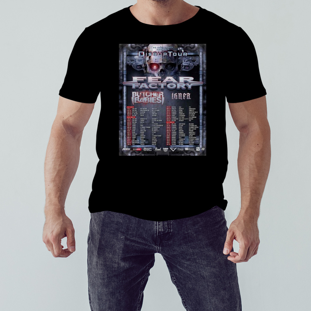 Fear Factory Announce European Tour 2023 Shirt 1 Unisex tshirt