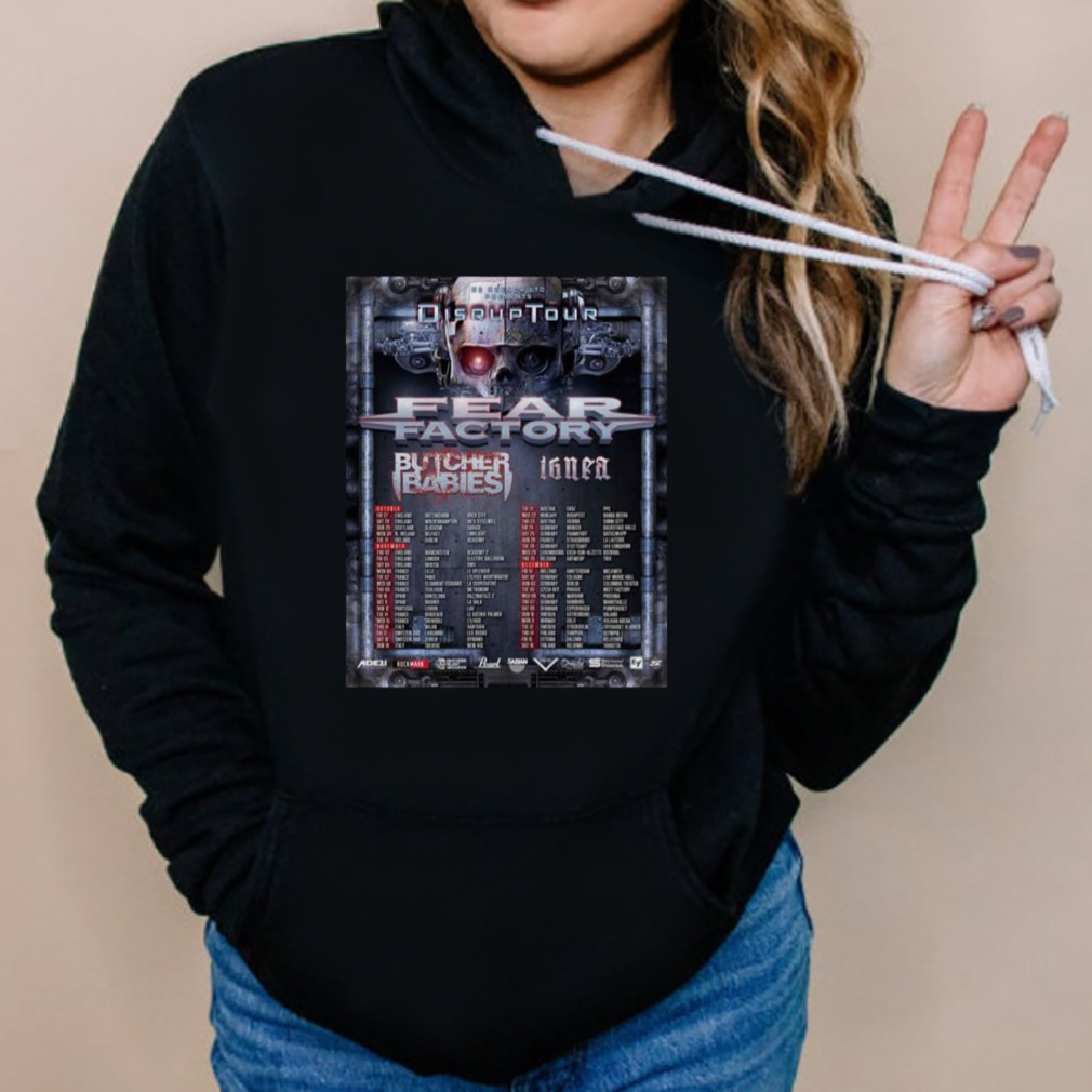 Fear Factory Announce European Tour 2023 Shirt 5 Hoodies