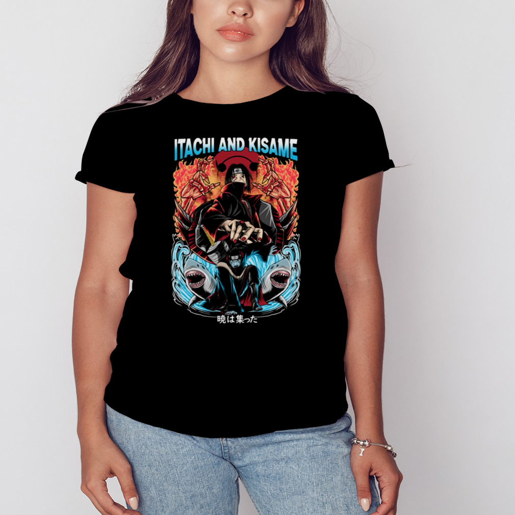 Fighting Scenen Itachi & Kisame Naruto Shippuden shirt 2 Women's tshirt