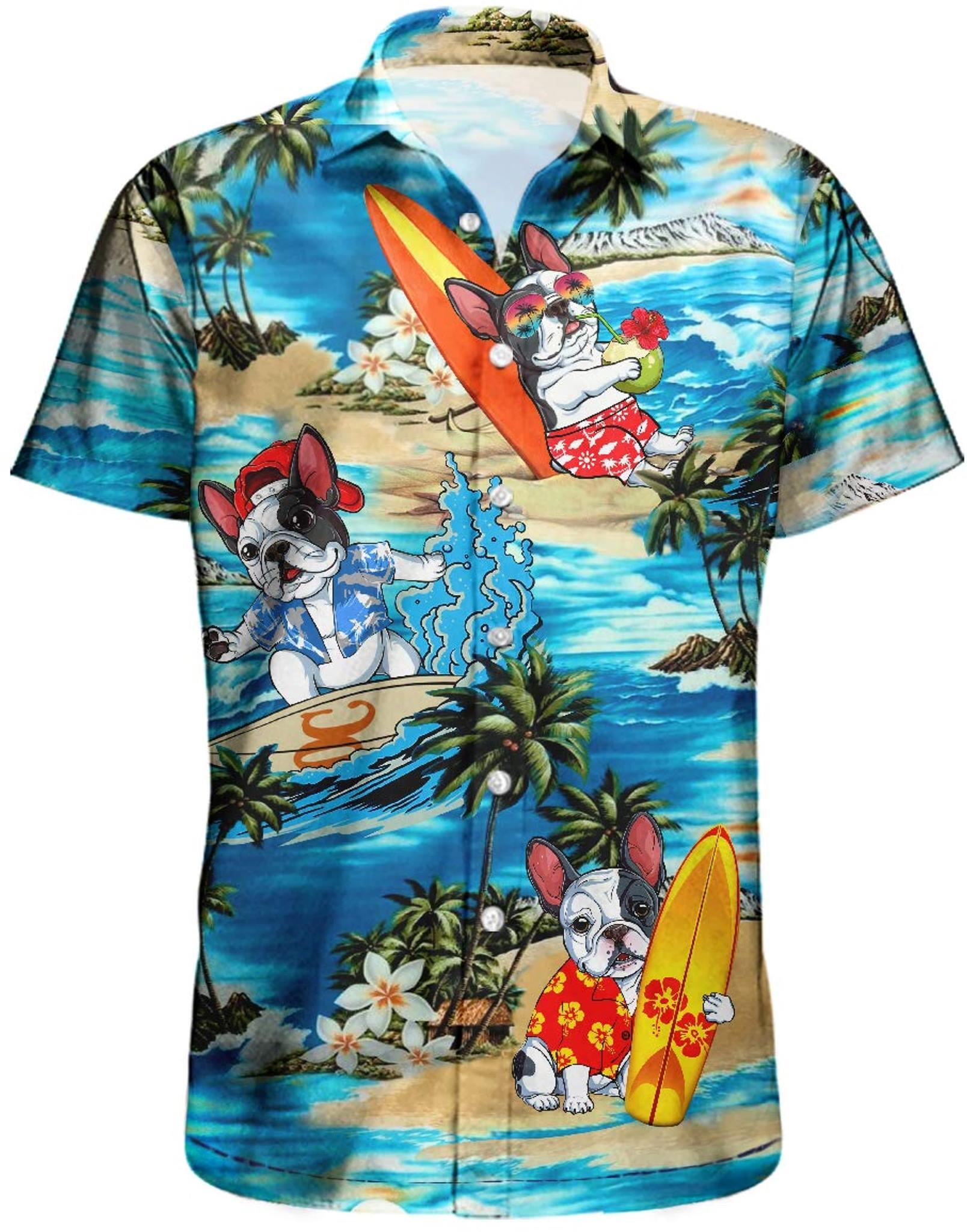 Frenchie Hawaiian Shirt Unisex