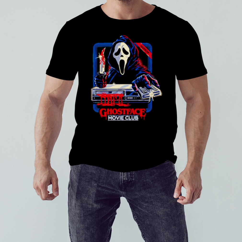 Ghostface movie club shirt