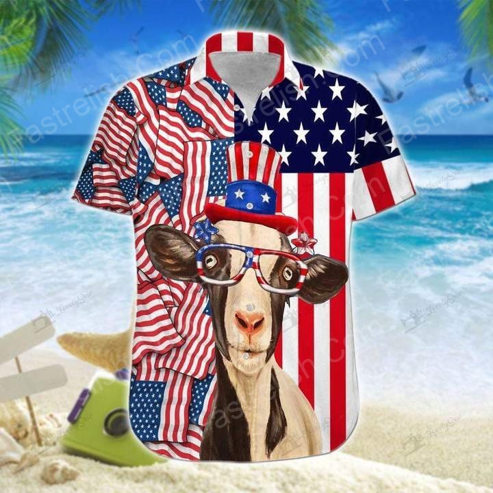 Goat 4th Of July Hawaiian Shirts For Men &amp Women  HW5020