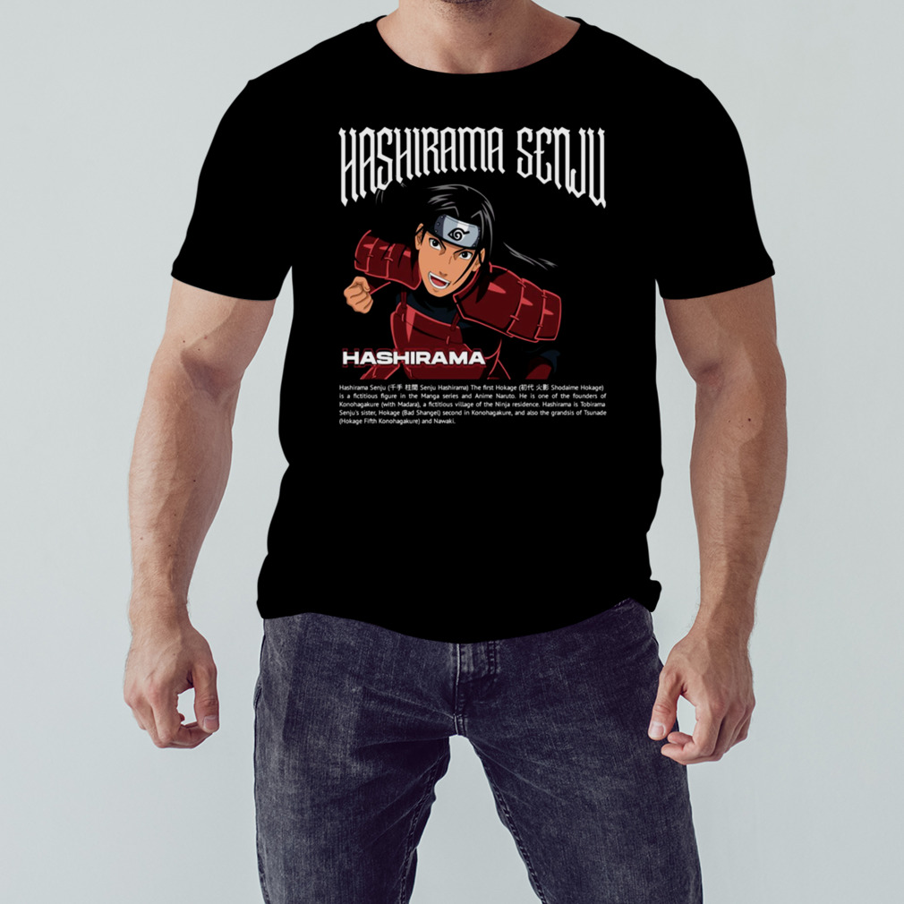 Hashirama Senju Black Hair Naruto Shippuden shirt 1 Unisex tshirt