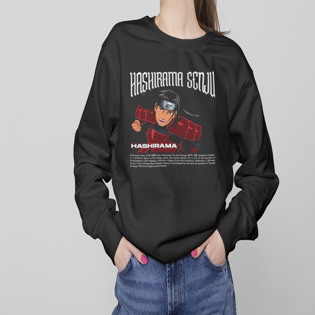 Hashirama Senju Black Hair Naruto Shippuden shirt 4 Sweaters