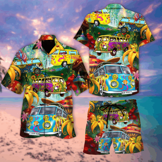 Hippie Vans On The Way Hawaiian Shirt