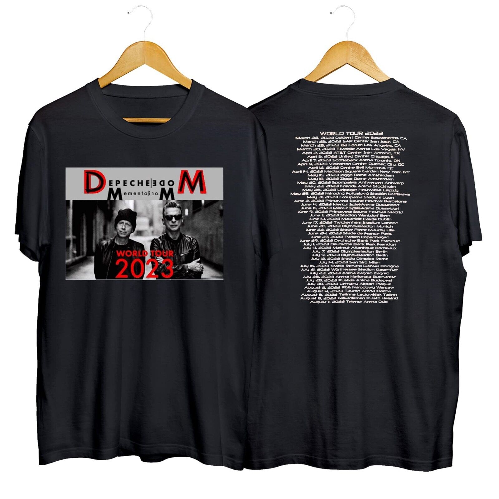 Hot Depeche Mode 2023 World Tour T-shirt