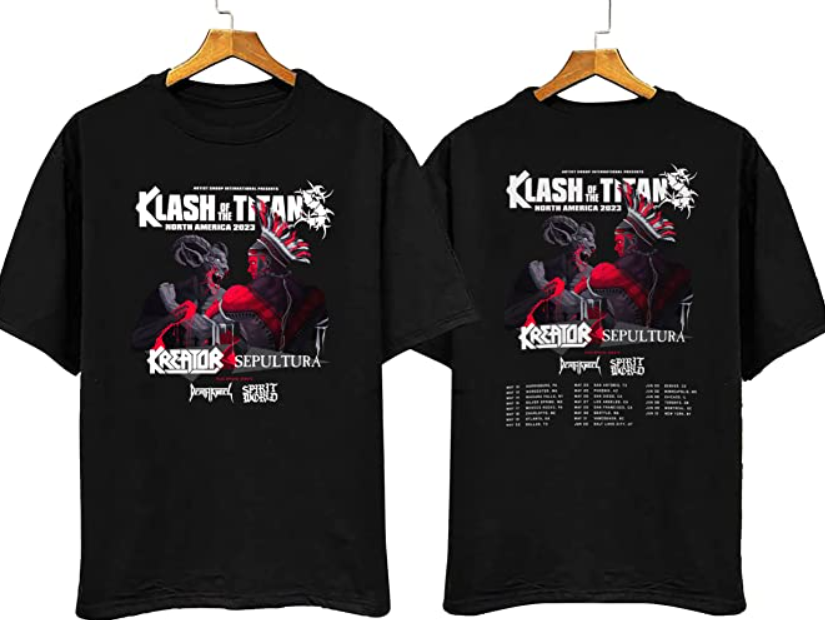 Klash of the Titans Music Tour 2023 shirt