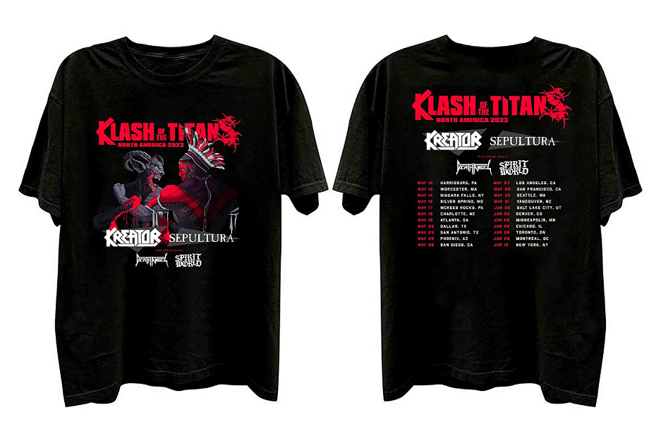 Klash of the Titans Tour 2023 shirt