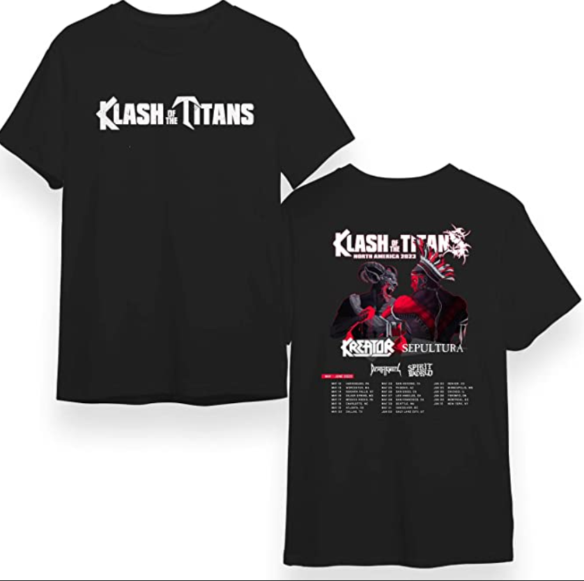 Klash of the Titans Tour 2023 tshirts