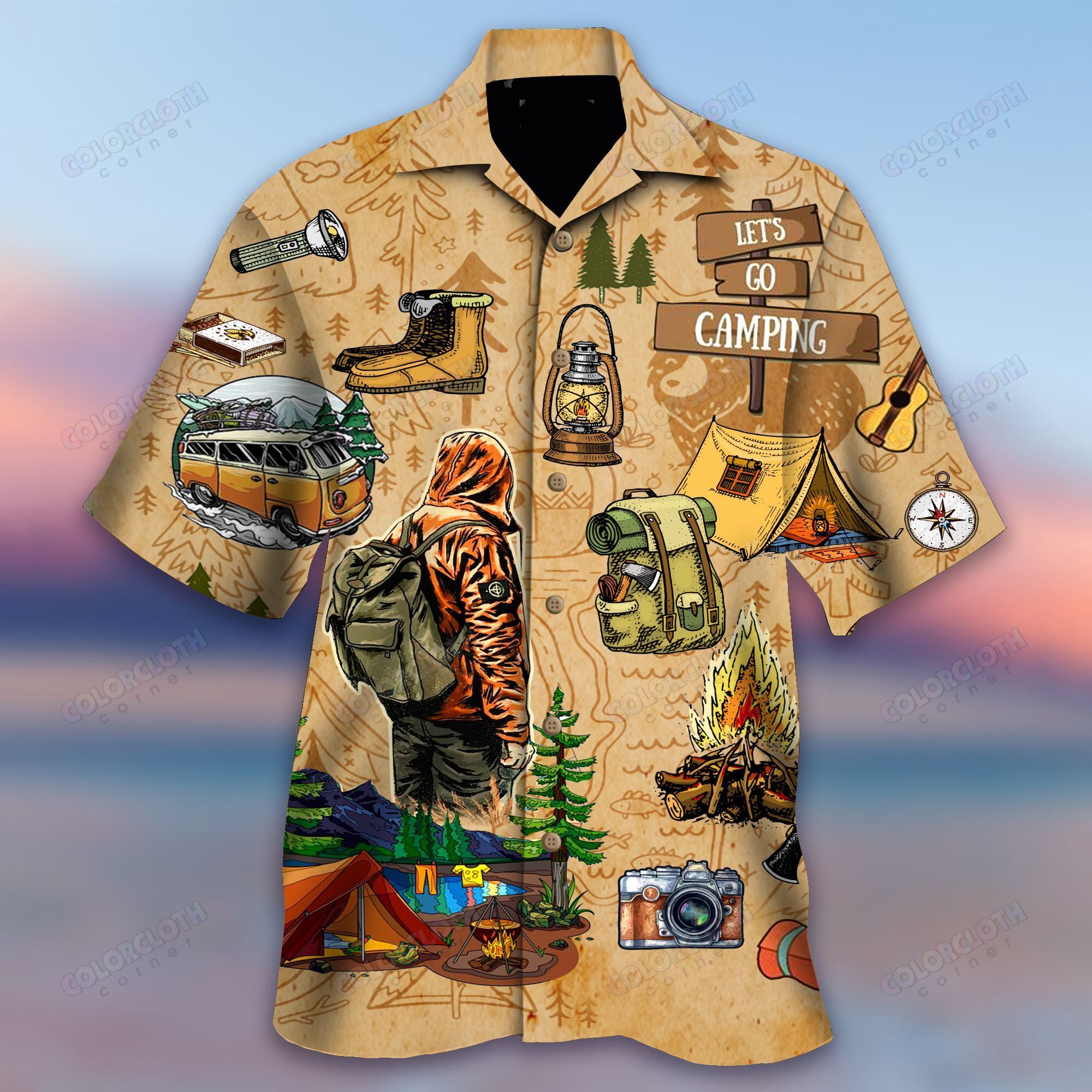 Let_S Go Camping Hawaiian Shirt