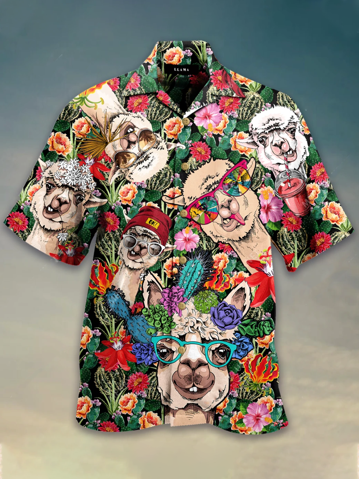 Llama Hawaiian Shirt