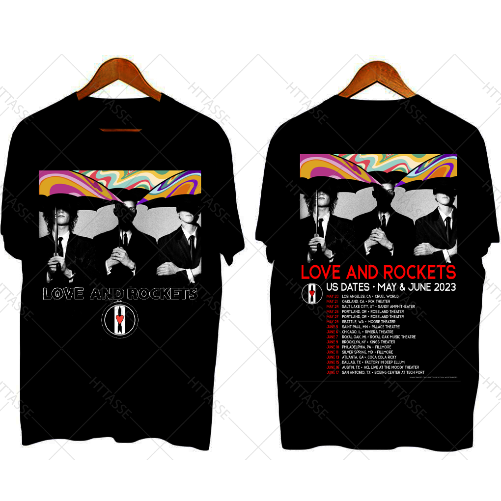 Love And Rockets North American Tour 2023 Tshirt