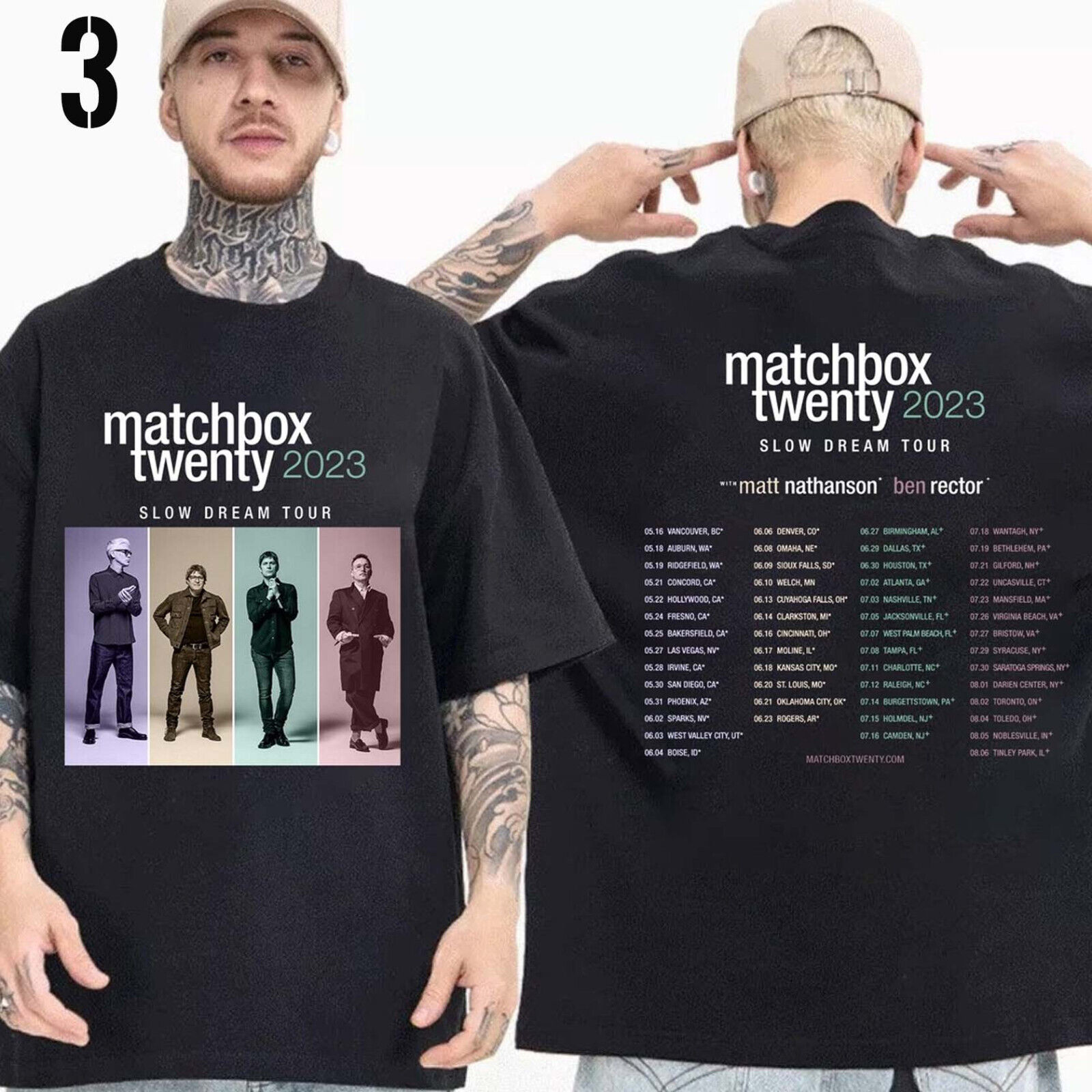 Matchbox Twenty Slow Dream Tour 2023 Shirt