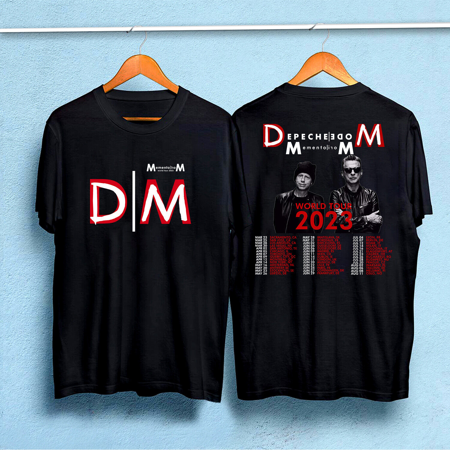 Memento Mori Depeche Mode Tour Music 2023 T-shirt