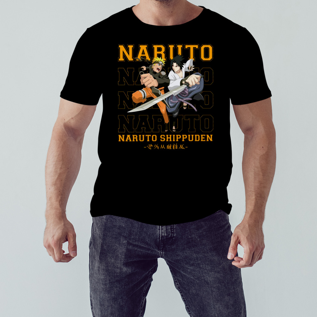 Naruto And Sasuke Fighting Scene Naruto Shippuden shirt