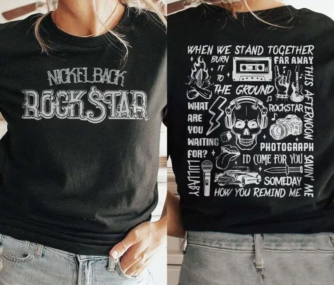 Nickelback Band Music 2023 Tour Tshirt