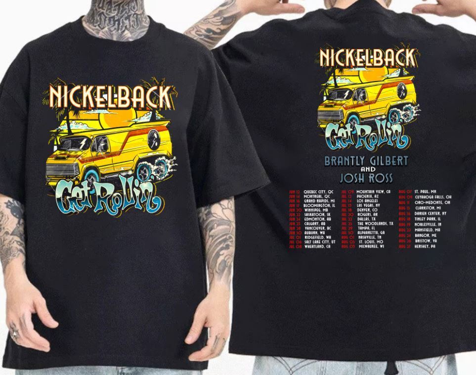 Nickelback Tour 2023 Band shirt